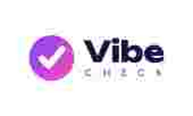 Before: a blurry low quality VibeCheck logo